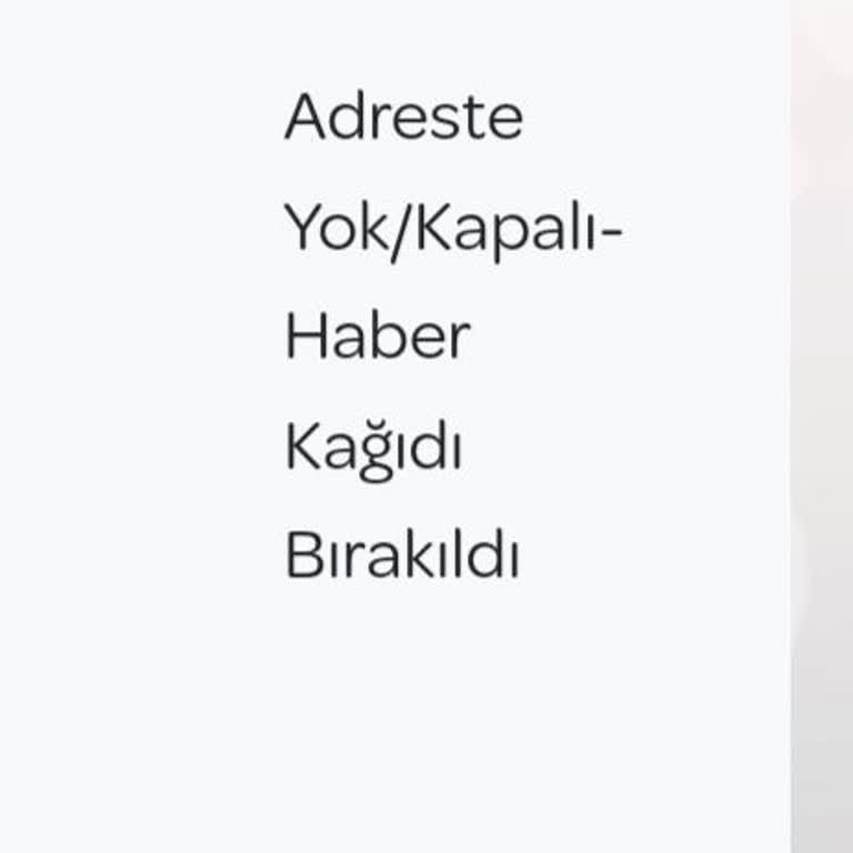 PTT Kargomu Teslim Etmedi