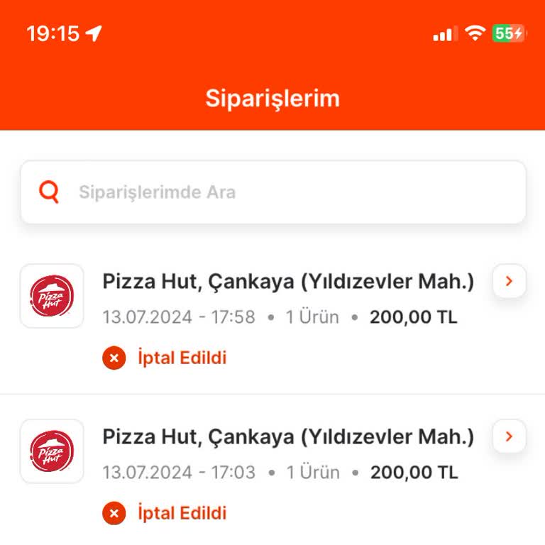 Pizza Hut Firmasından Sipariş Vermek Pişmanlıktır