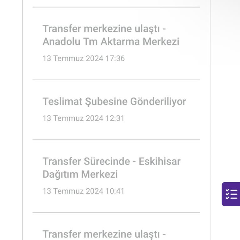 hepsiJET Aynı Yerden Aynı Yere Ulaşan Kargom