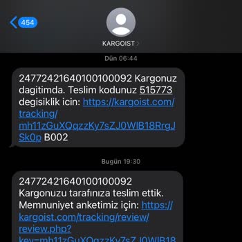 Kargoist Tarafıma Ulaşmayan Kargo Teslim Edildi Deniliyor