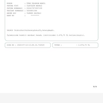 Pttcell Faturası Ödenmiş Hattımı Kapatmamak İstemiyor.