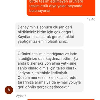 Burger King Eksik Gelen Ürünlerimi Göndermedi