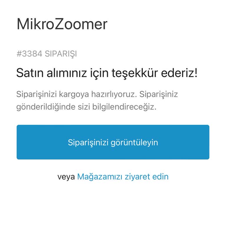 Mikrozoomer 3 Aydır Siparişi Yollamadı