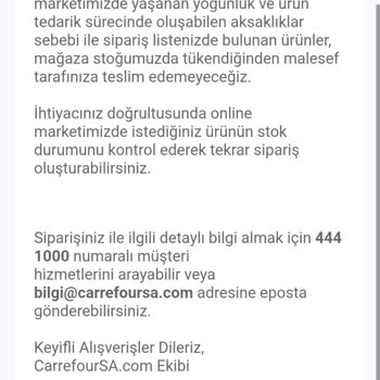 Carrefour SA Kampanyadan Ürün Aldım 3 Gün Bekledim Kendi Kendiliğine İptal Ettiler