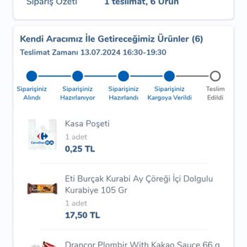 Carrefour SA Ürünlerimi Zamanında Teslim Etmedi!