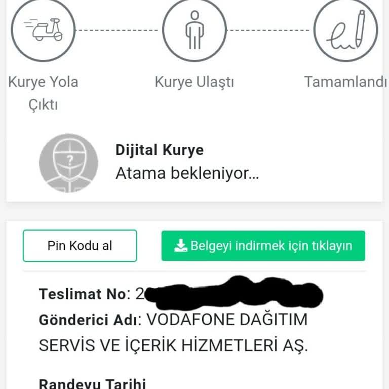 Dijital Kurye Saçmalığı Ne Sim Kart Geldi Ne Bilgi Var