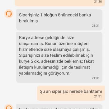 Trendyol GO Sokağa Bıraktık Denilen Sipariş