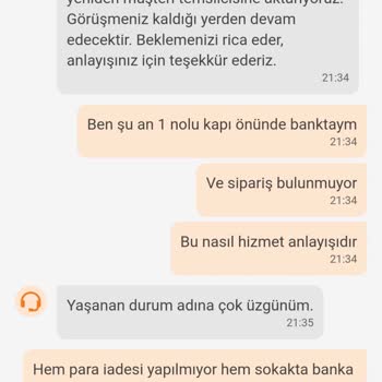 Trendyol GO Sokağa Bıraktık Denilen Sipariş