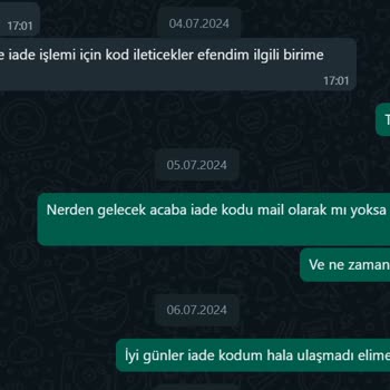 Jant Saat İade Talep Ettim Ve Beni Engellediler.