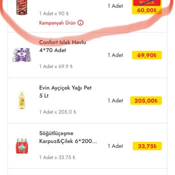 Şok Market Eksik Sipariş Ve Ekstra Hatalar