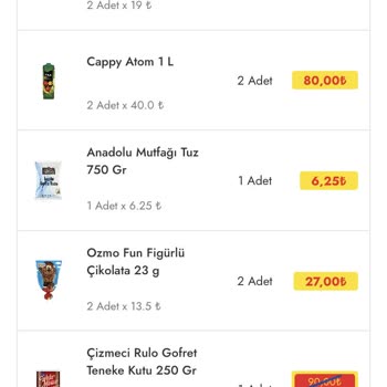 Şok Market Eksik Sipariş Ve Ekstra Hatalar