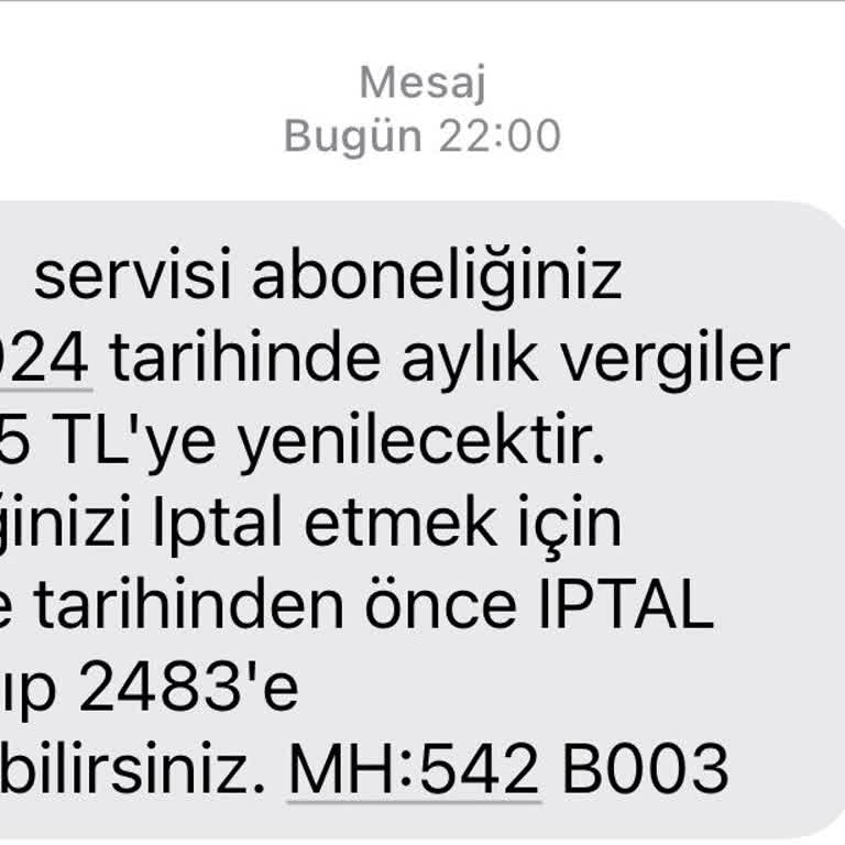Vodafone Yanlış Abonelik Ücreti Ve Fatura Sorunu