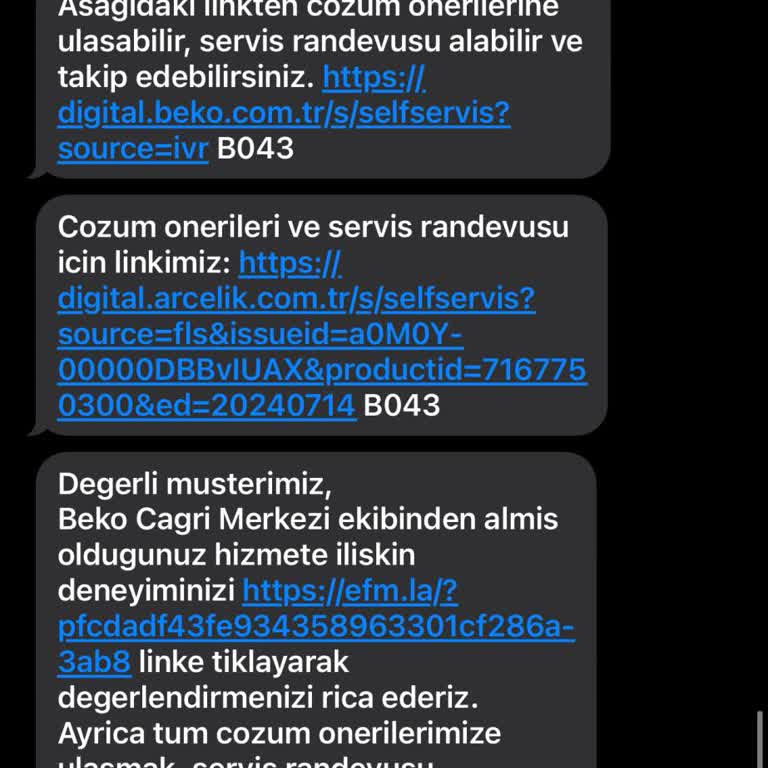 Beko Bozuk Ürüne Servis Randevusu 1 Hafta Sonra Veriyor