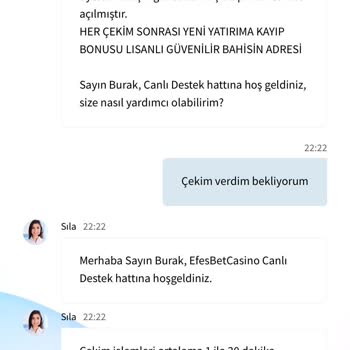 Efesbetcasino Çekim Ödemiyor Dikkat