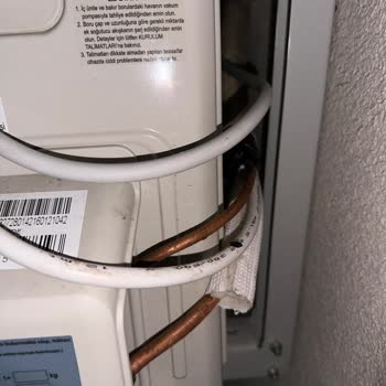 Airfel Diş Ünite İzolasyon, Vakumlama Yapılmamış Ve Boru Kısa Kesilmiş