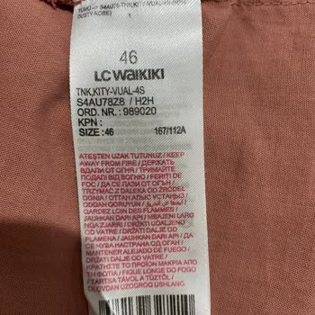 LCW Den Aldığım Ürünün Deforme Olması