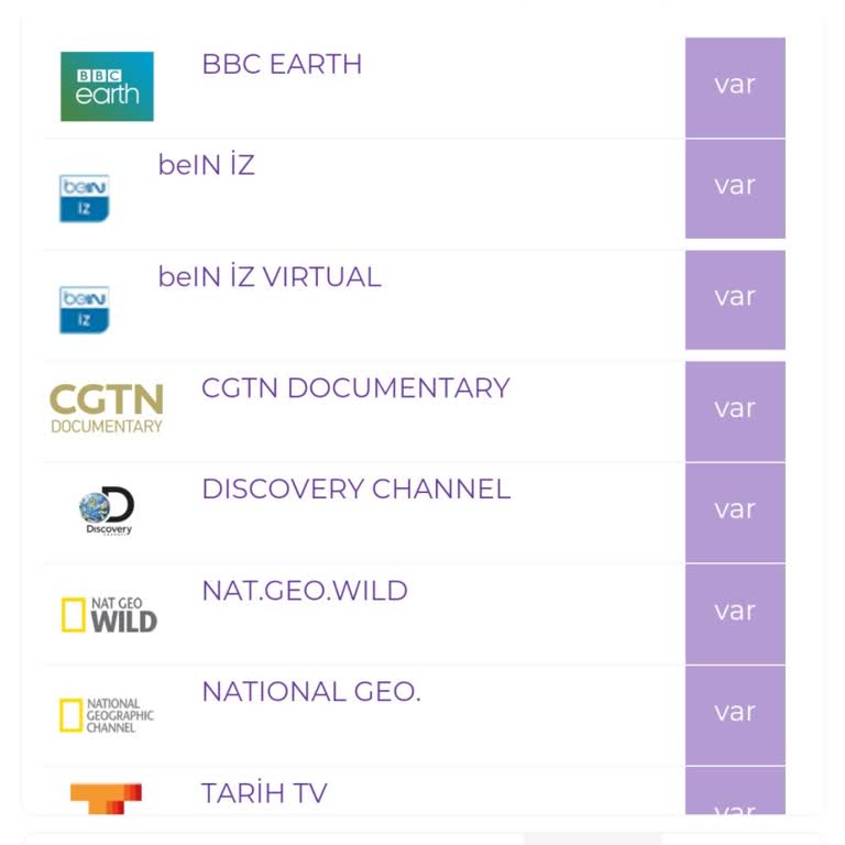 Digiturk National Kanalları Yok