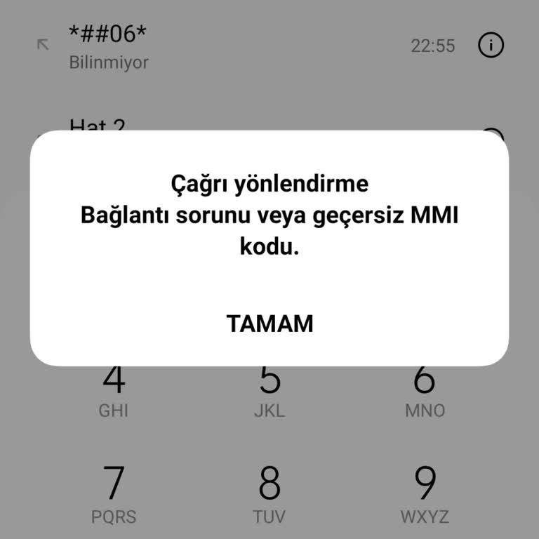 Vodafone Bağlantı Sorunu Ve Geçersiz Mmı Kodu