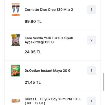 Migros Eksik Ürün Geldi