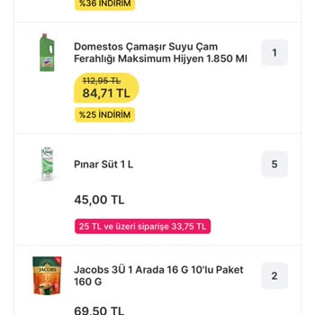 Migros Eksik Ürün Geldi