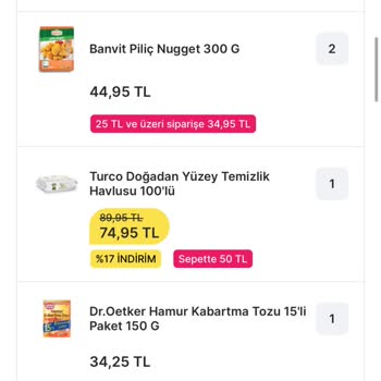 Migros Eksik Ürün Geldi