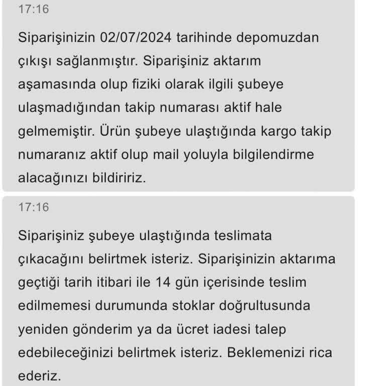 Zara Home Ürün Teslimi Yapmıyor