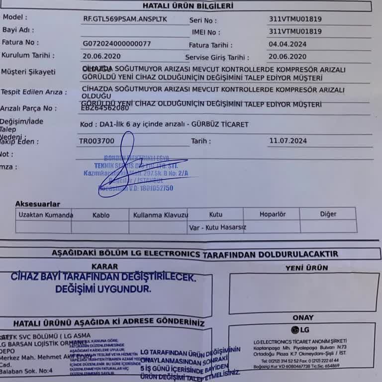 LG Buzdolabı Aldığımıza Pişman Etti