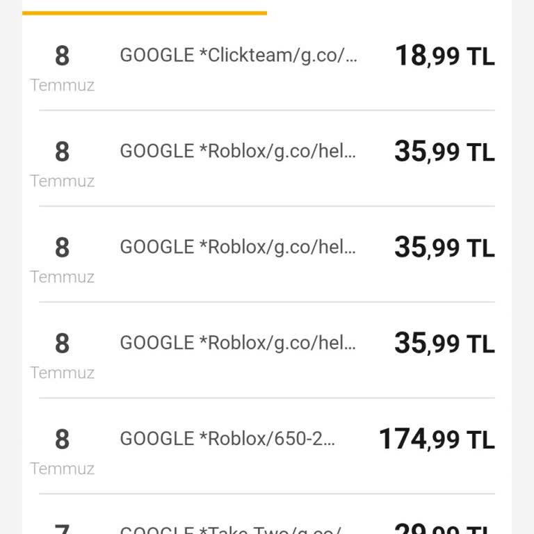 ROBLOX Faturaya İtirazım Hakkında