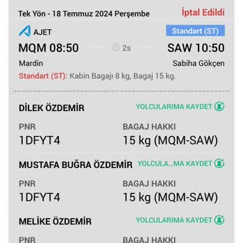 Obilet Müşteri Temsilcisi Hatası Yüzünden Bilet İptali Yaptım