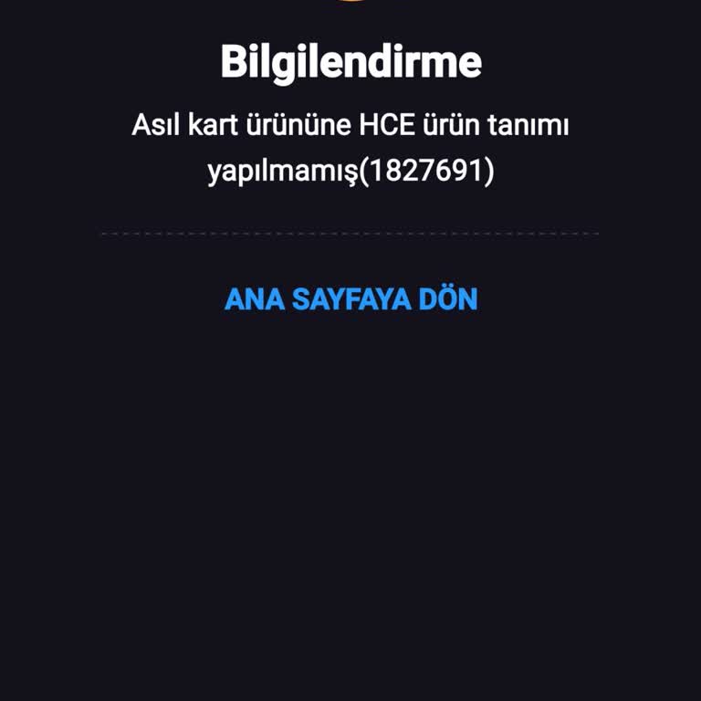 İş Bankası Troy Kart Hce Hatası
