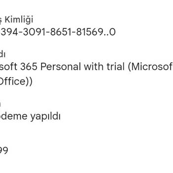 Microsoft365 Office Abonelik Geri Ödemesi