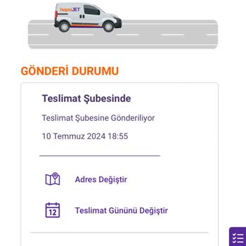 hepsiJET Geç Gelen Kargo