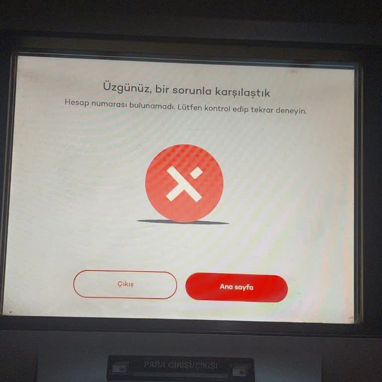 Akbank ATM Parayı Yuttu