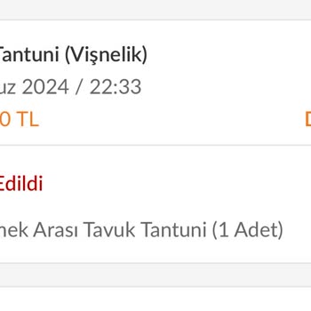 Trendyol Yemek Paramı İade Etmedi