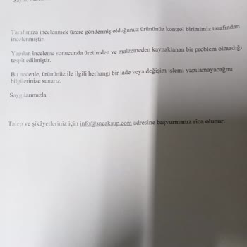 Edirne Sneaks Up Mağazasından Aldığım Ürün Kalitesiz Çıktı