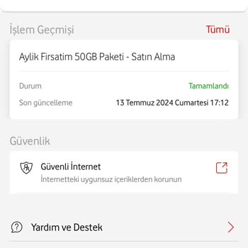 Vodafone Ek Paket Mağduriyeti!