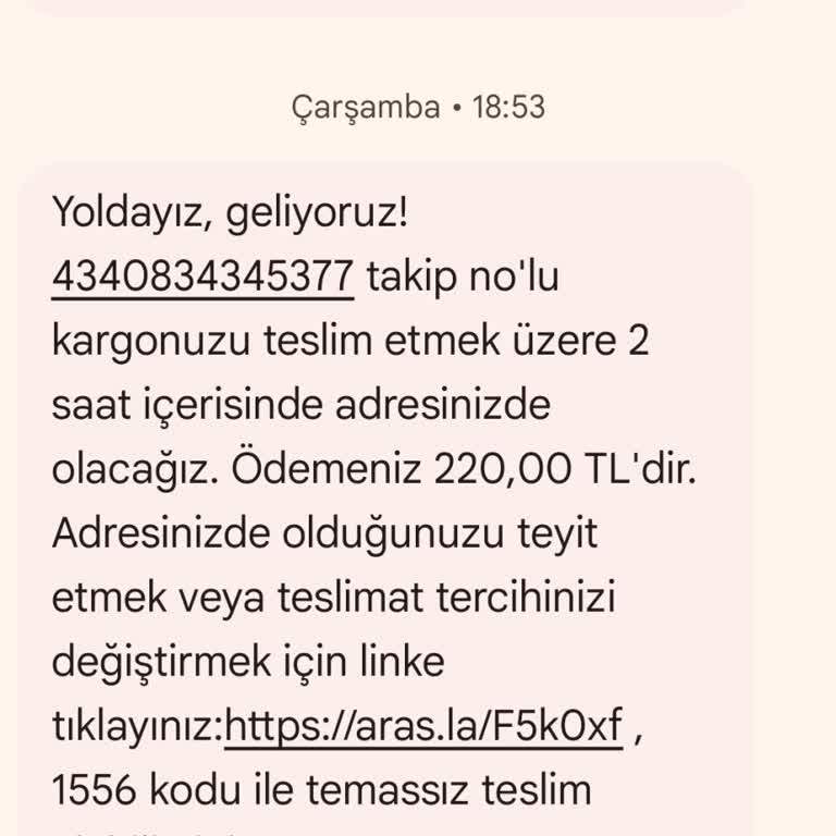 Aras Kargo İle Yaşadığım Büyük Hayal Kırıklığı