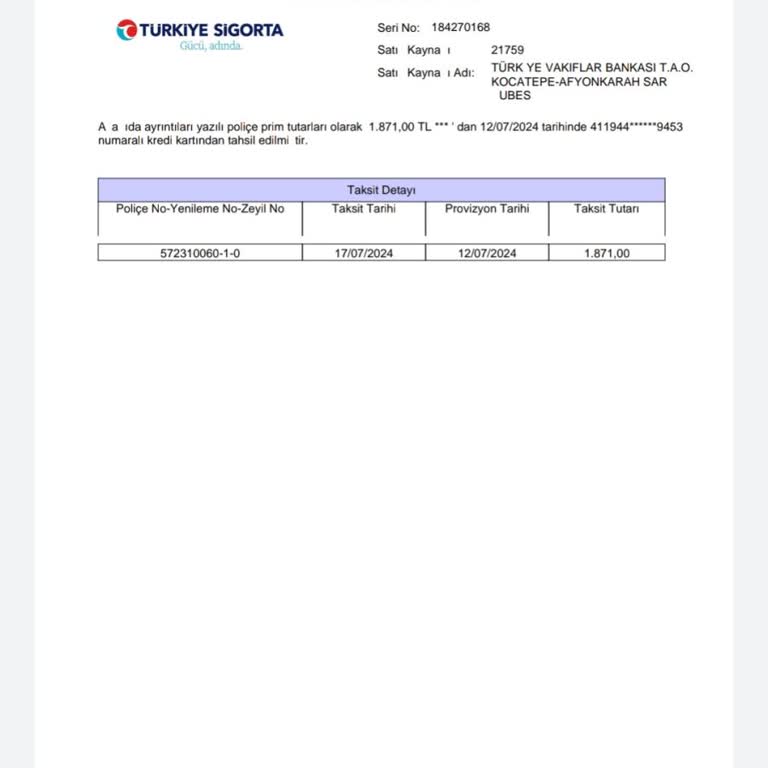 VakıfBank Kredi Kartı İzinsiz Çekim