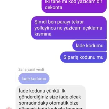 Global Ticaret Sipariş Parası Gönderdik Sipariş Yok