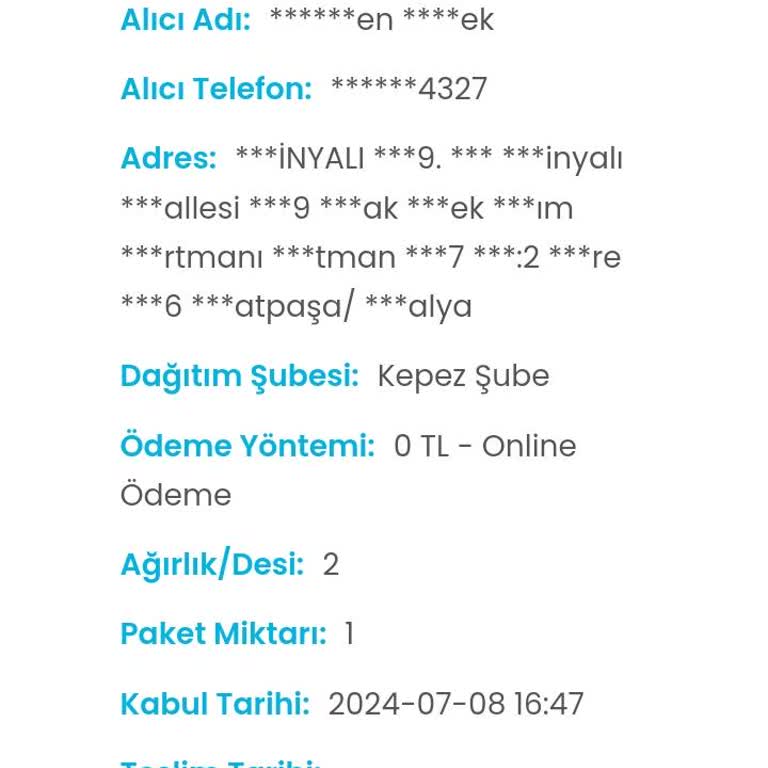 Kargoist Kargo Durumunu Güncellenmiyor, Kargo Takip Edilmiyor