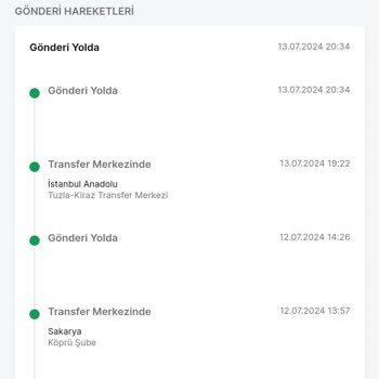 Trendyol Express Kargo Gecikmesi! Sakarya/İstanbul