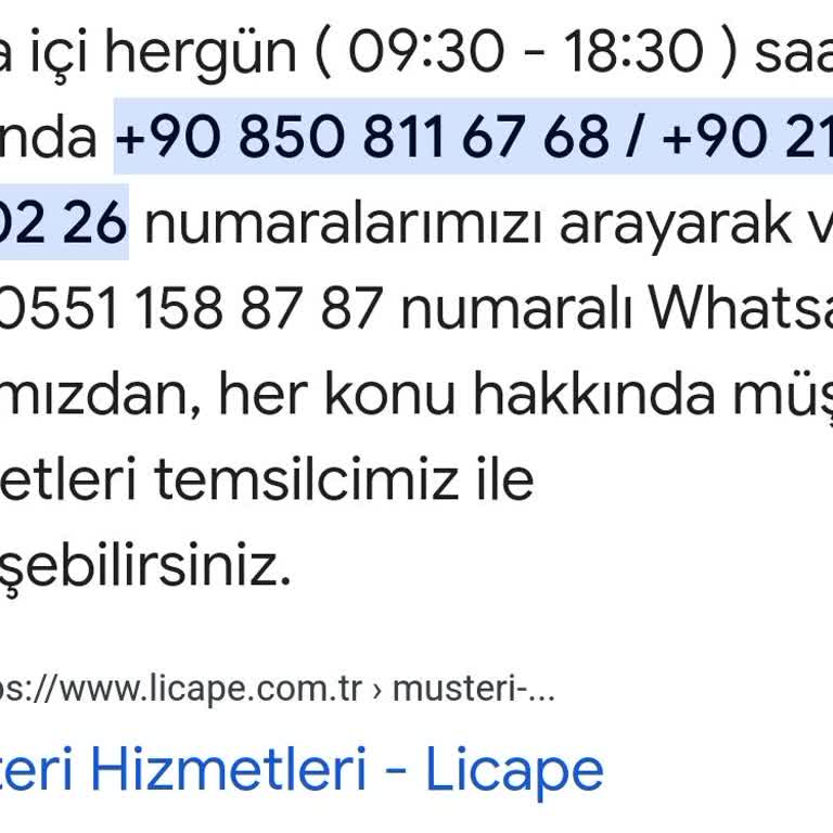 Licape Pişmanlıktır, Muhatap Bulamıyorum