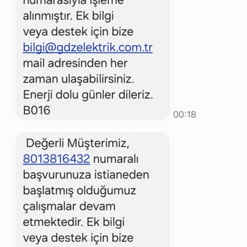 GDZ Elektrik Dağıtım Çözülemeyen Sokak Aydınlatması Sorunu