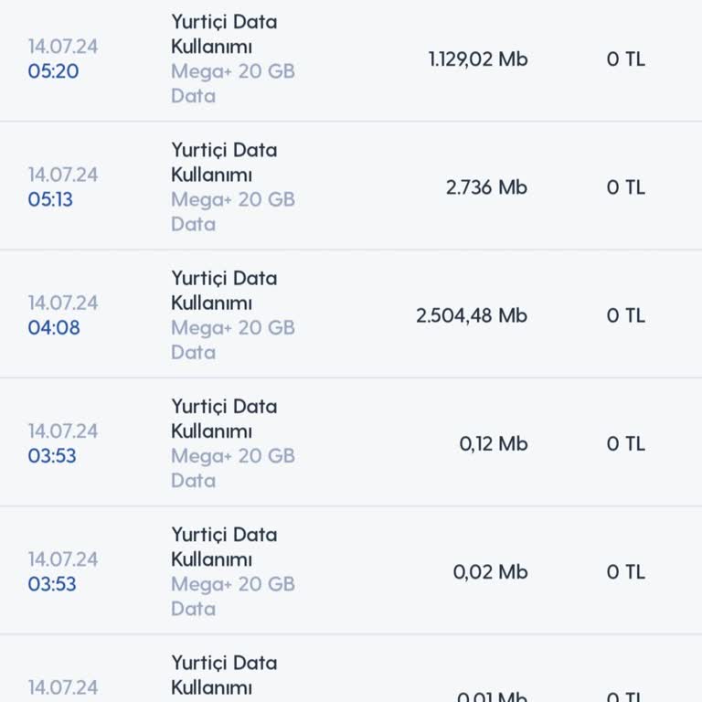 Turkcell İnternet Paketlerini Kendi Kendine Bitiriyor