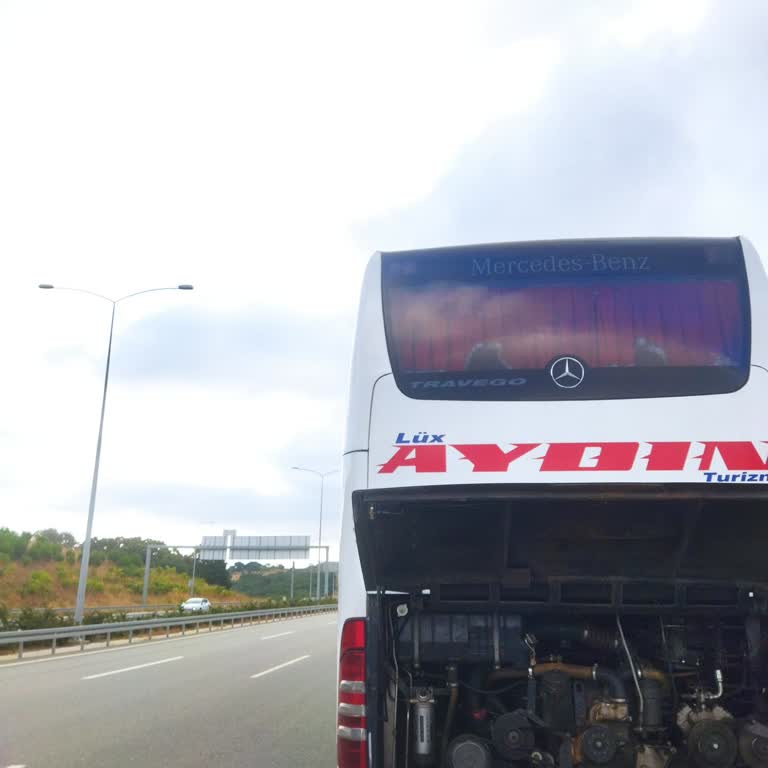 Lüx Aydın Turizm Otobüs Yolculuğunda Arıza