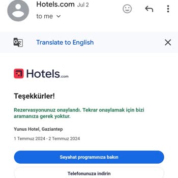 Hotels.com Ödemeyi Aldı Rezervasyonu Yapmadı.