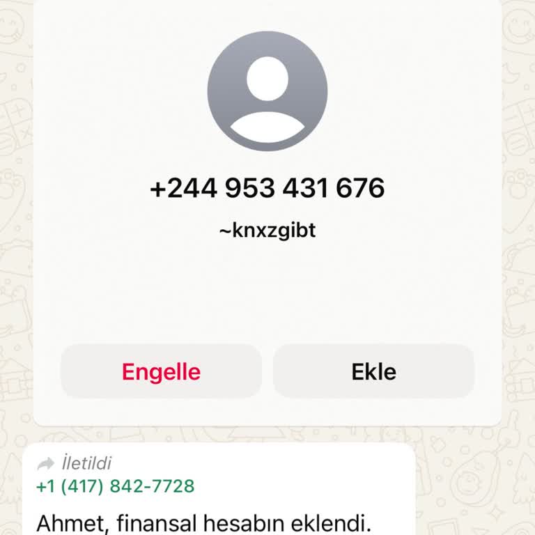 WhatsApp Şikayet Hakkında İlker Çolak