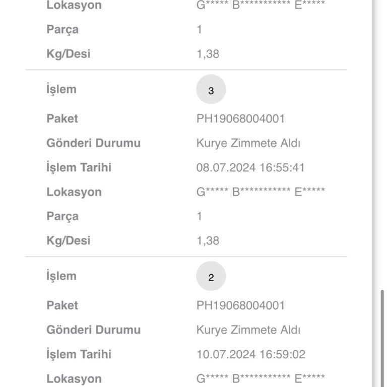 Gratis Tarafıma Gönderilmeyen Kargo