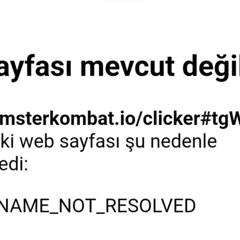 Hamster Kombat Giriş Sorunu Ve Çözüm Bulunmaması