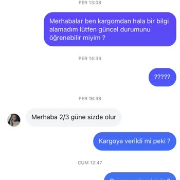 Clsema Ürünümü Günlerdir Göndermiyor Ve Mesajlara İlgisiz